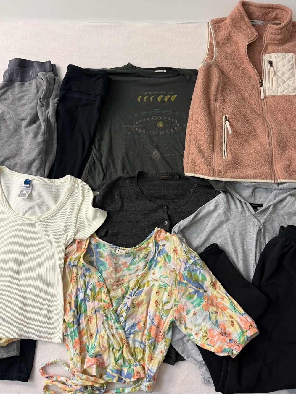 Mixed Lot of Women’s S/M Tops and Joggers Resale or Wardrobe Refresh